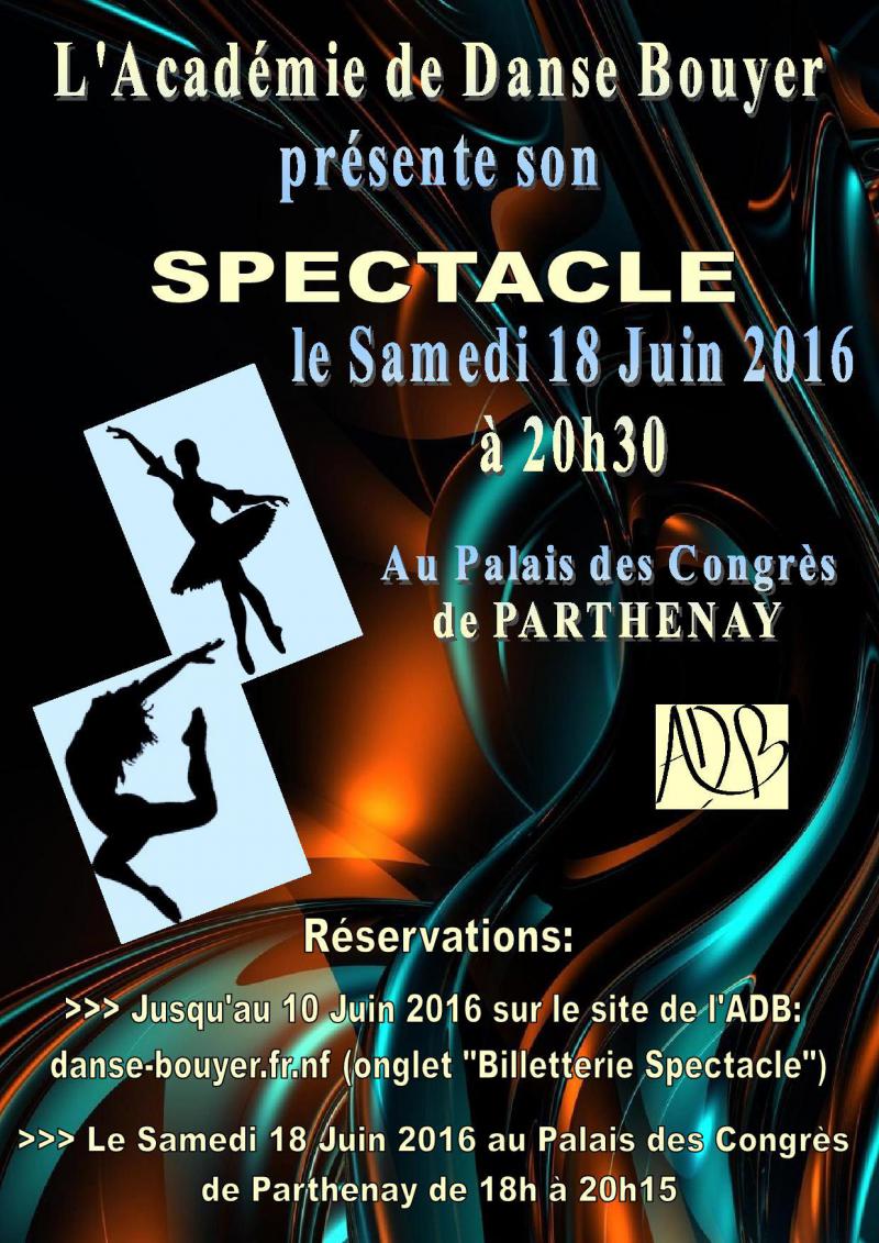 Spectacle de l'Académie de Danse Bouyer Samedi 18 Juin 2016